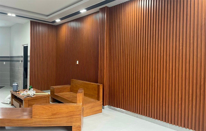 Lam gỗ nhựa ốp tường