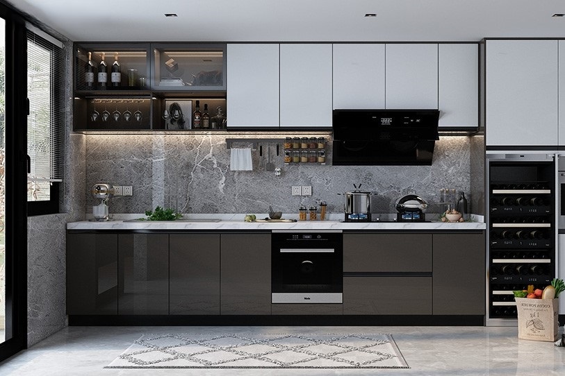 Nhu cầu ốp tường bếp tăng cao để bảo vệ và làm đẹp không gian nấu nướng.