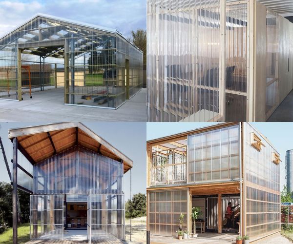 Tấm Polycarbonate lợp mái che nhà ở