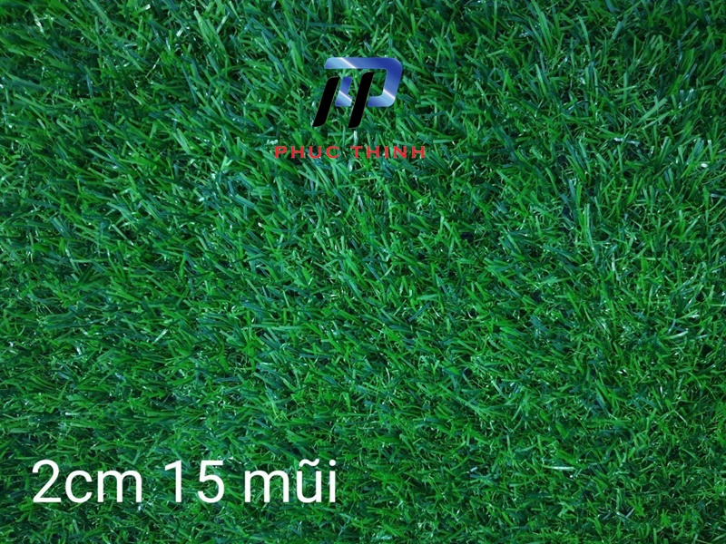 Thảm cỏ nhân tạo 2cm 15 mũi